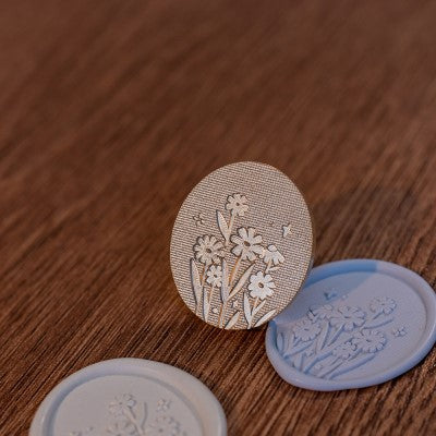 Chamomile Flower Wax Seal Stamp