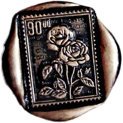 Rose Postage Wax Seal Stamp
