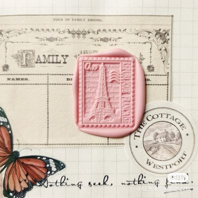 Eiffel Tower Postage Wax Seal Stamp