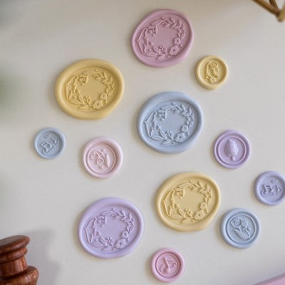 Flower Wreath Wax Seal Stamp