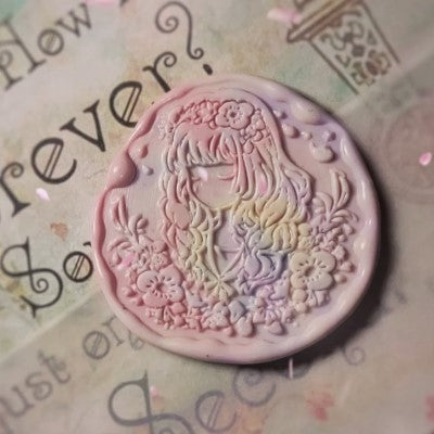Spring Girl Wax Seal Stamp