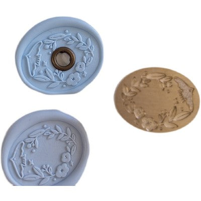 Flower Wreath Wax Seal Stamp