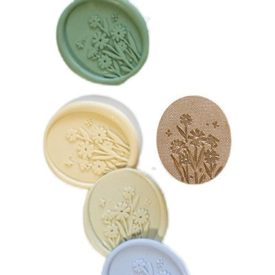 Chamomile Flower Wax Seal Stamp
