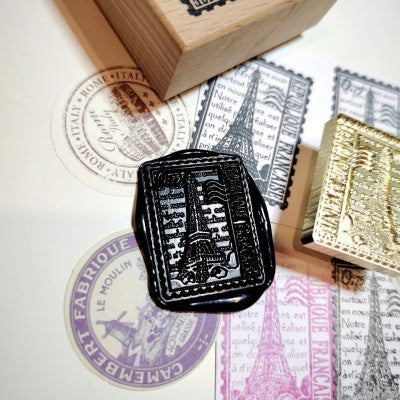 Eiffel Tower Postage Wax Seal Stamp
