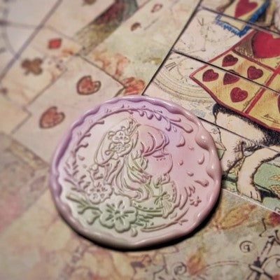 Spring Girl Wax Seal Stamp