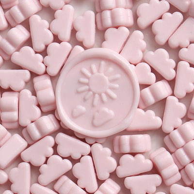 Cloud Wax Seal Beads - Pink