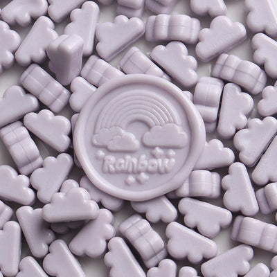 Cloud Wax Seal Beads - Lilac Purple