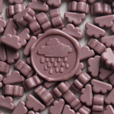 Cloud Wax Seal Beads - Red Bean