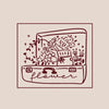 Romantic Flowers Rubber Stamp