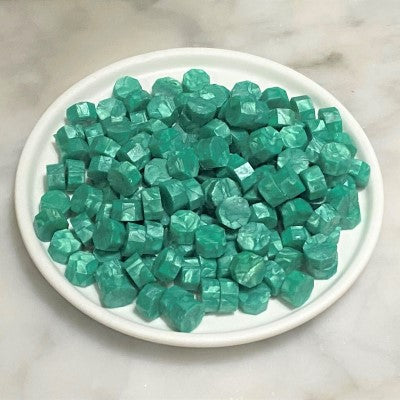Jade Green Wax Seal Beads