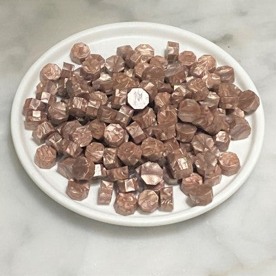 Champagne Gold Wax Seal Beads