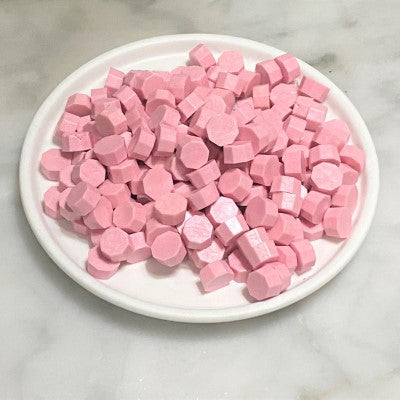Narcissus Pink Wax Seal Beads