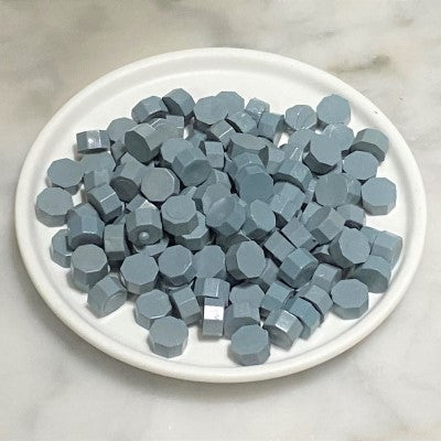Grey Wax Seal Beads