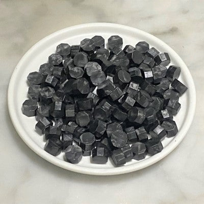Starry Sky Black Wax Seal Beads